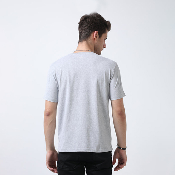 Caslay Crew Neck T-Shirt (Grey Melange)-4