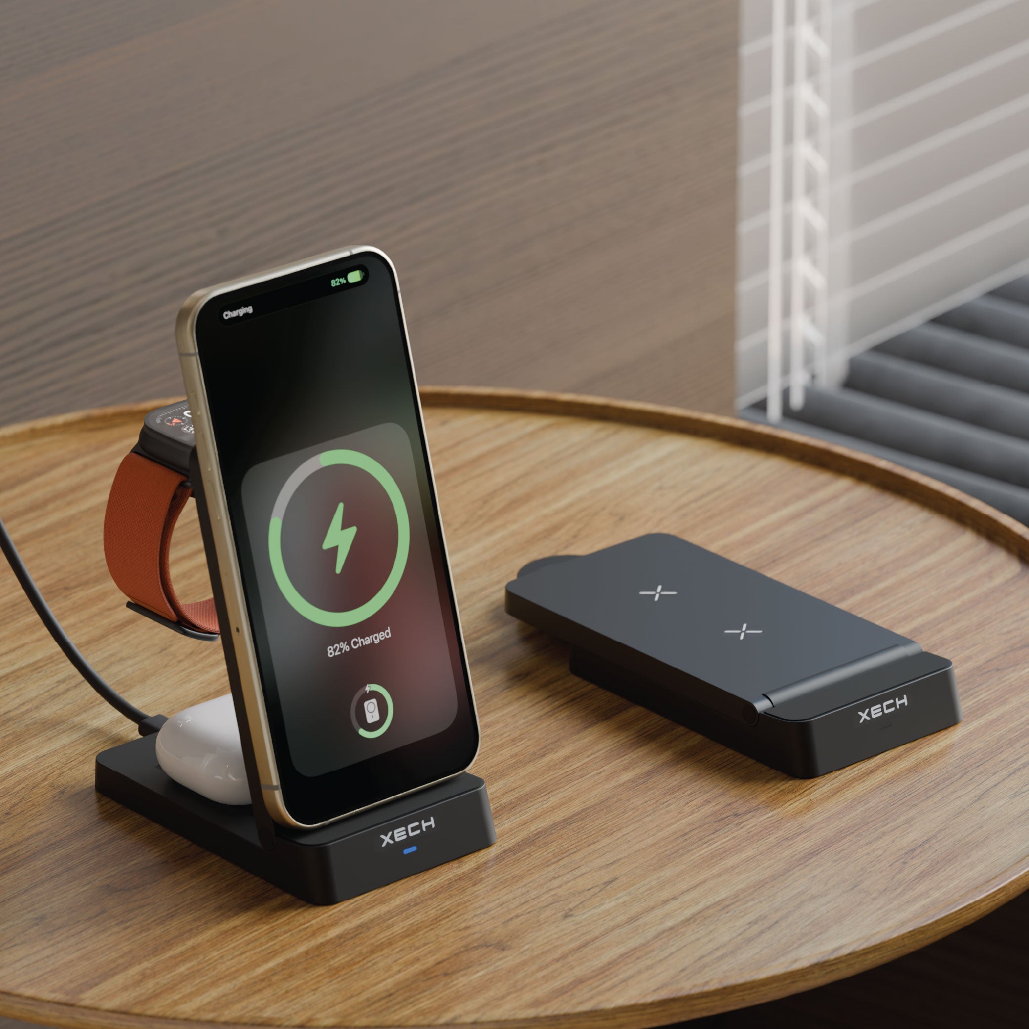 XECH Powerbase Max Multi-Charger (Black) for Corporate Gifting-2