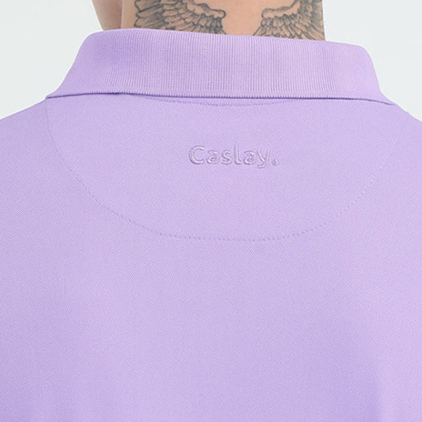 Caslay Quick Dry Polo T-Shirt (Lavender)-4