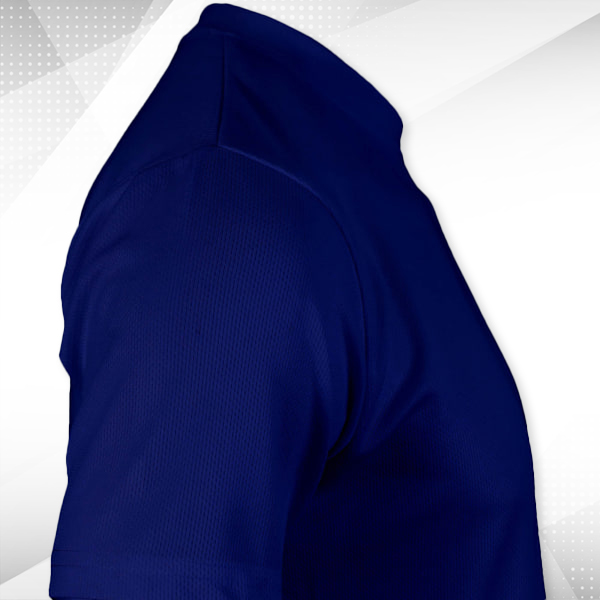 ACTI-RUNN Premium Men's Polyester T-Shirt (Navy Blue)– Custom Logo-2