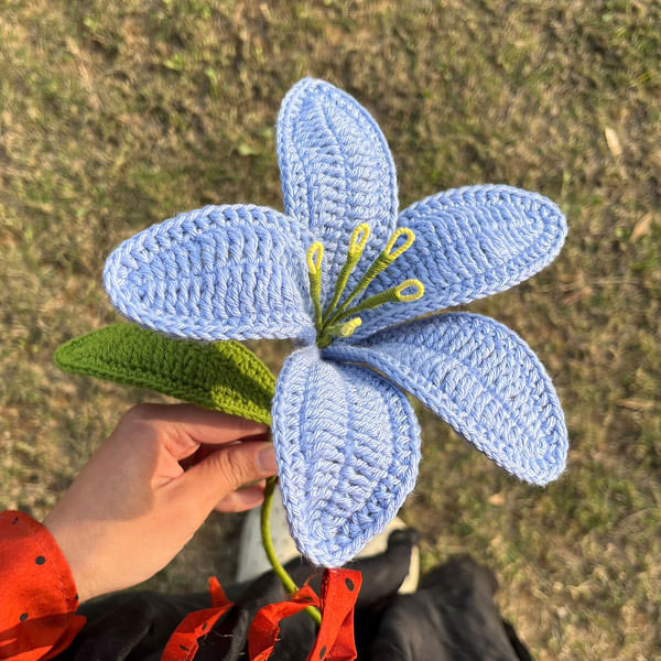 Adorable Crochet Lily Flower-1
