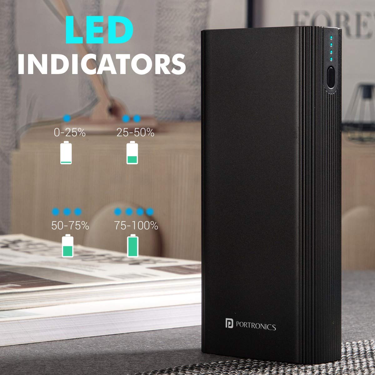 Portronics Power M 20K 20000 mAh Metal Power Bank-6