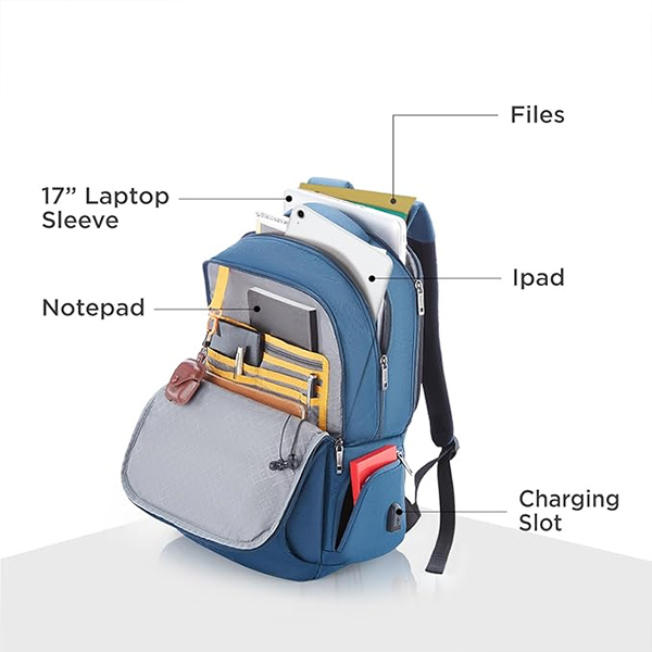 American Tourister Segno VE Laptop Backpack with Custom Logo (Style 02)-4