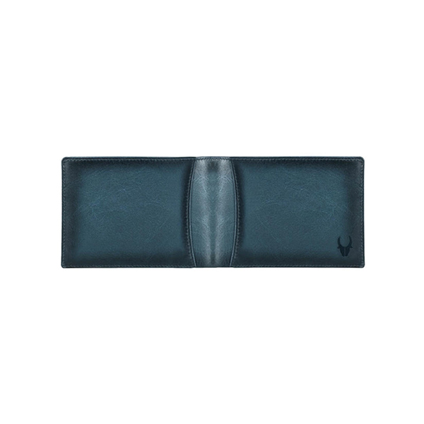 WILDHORN COSTA MESSA Leather Gift Set – Wallet, Keychain & Pen (Blue)-3