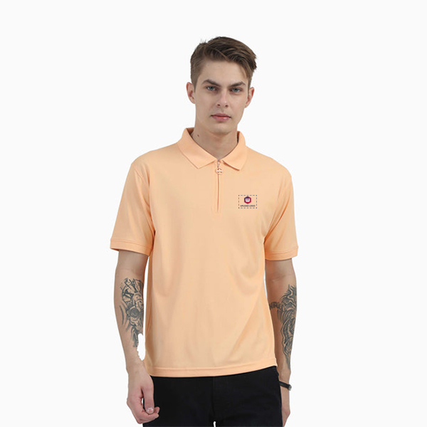 Caslay Quick Dry Polo T-Shirt (Peach)