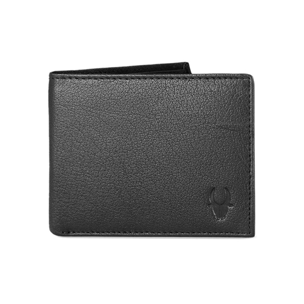 WILDHORN SANFORD Premium Leather Wallet, Keychain & Pen Gift Set for Men (Black)-1