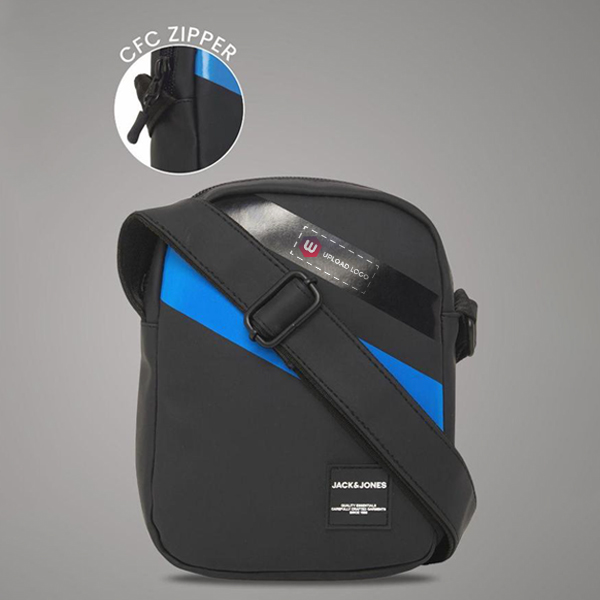 Jack & Jones Mathew Sling Bag with Custom Logo - Black-1