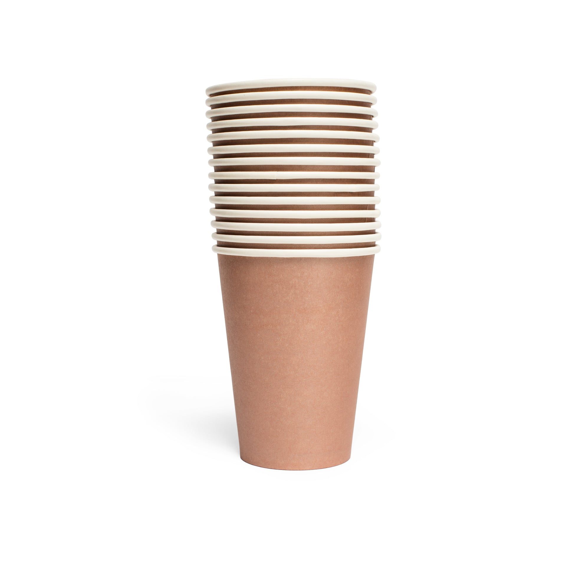 Premium Rose Gold Paper Cups  250ml- 14 Pc