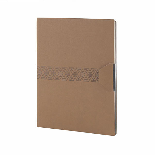 Customized 3-in-1 Combo Diary, Pen & Keychain  Gift Set for Employees (Tan)-1