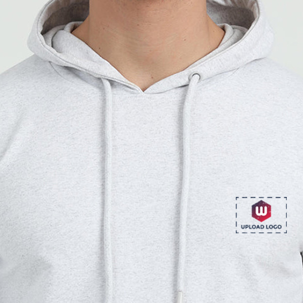 Caslay Hoodie (White Melange)-1