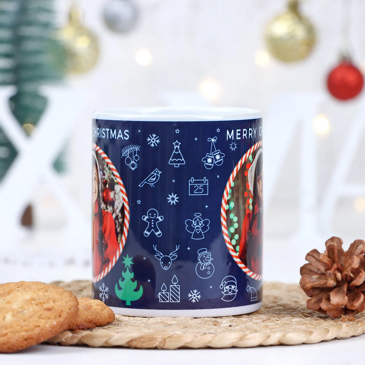 Personalized Christmas Cheer Mug-2