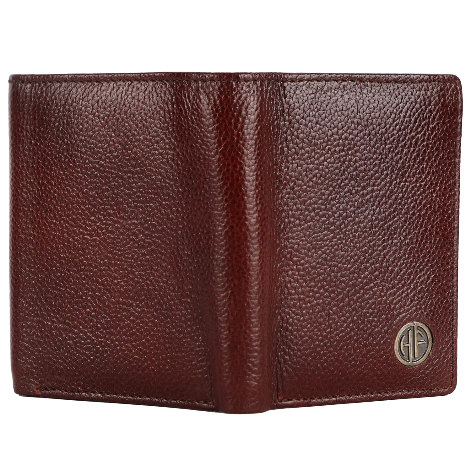 HF Men's Executive Leather Gift Set – Wallet, Keychain & Pen | Premium Corporate Gift (Brown)-1