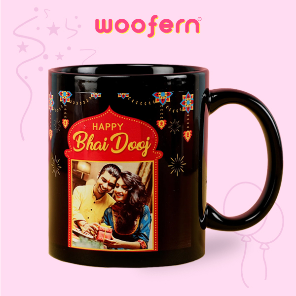 Bhai Dooj Personalized Photo Mug-0