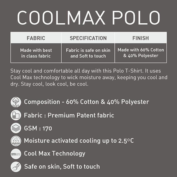 Jack & Jones Cool Max Dry Fit Polo T-Shirt - Black-2