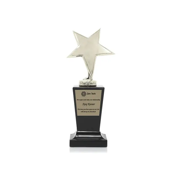 Rossette Tall Silver Trophy-0