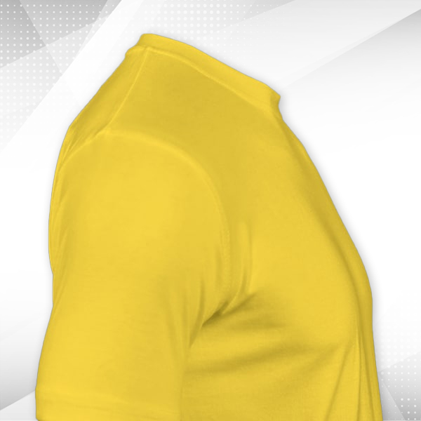 Skinta Fit Half Sleeve Round Neck T-Shirt for Men (Golden Yellow) - Custom Logo-1