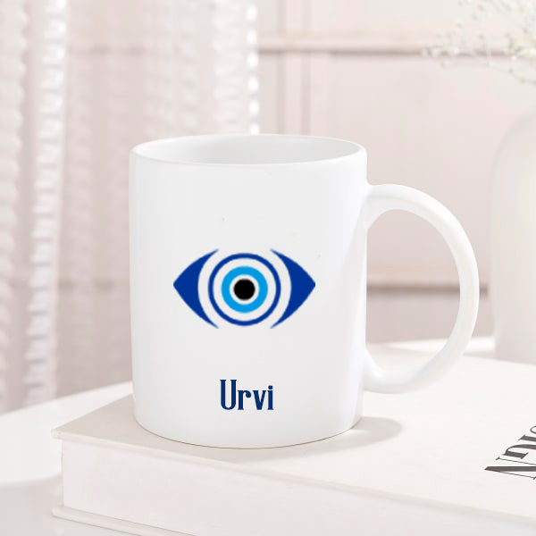 Evil Eye Personalized Name Mug & Coaster Combo-2