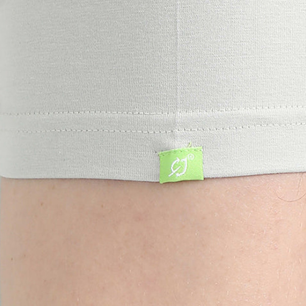 Caslay Organic Crew Neck T-Shirt (Stom Grey)-5