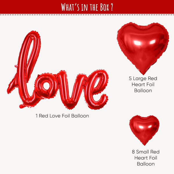 Romantic Love & Heart Balloon Decorations-6