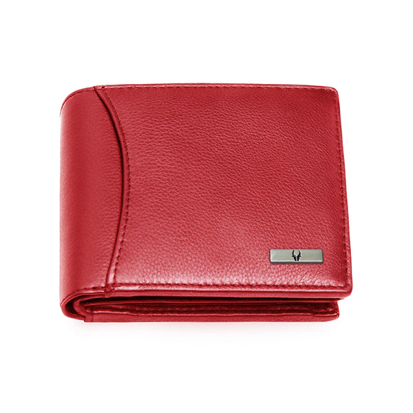 WILDHORN CORDOVA Premium Leather Wallet, Keychain & Pen Gift Set (Red)-1