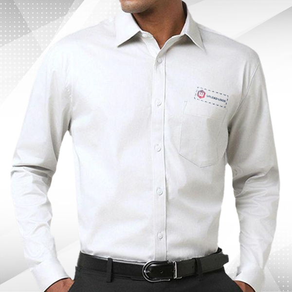 Jack & Jones Demian Shirt with Custom Logo - Mirage Grey-1