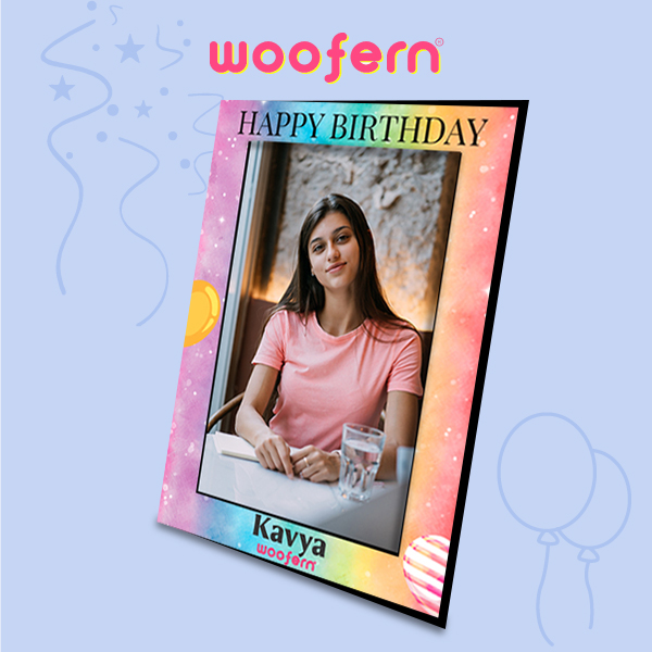 Customized table Top Photo Frame for Birthday-2