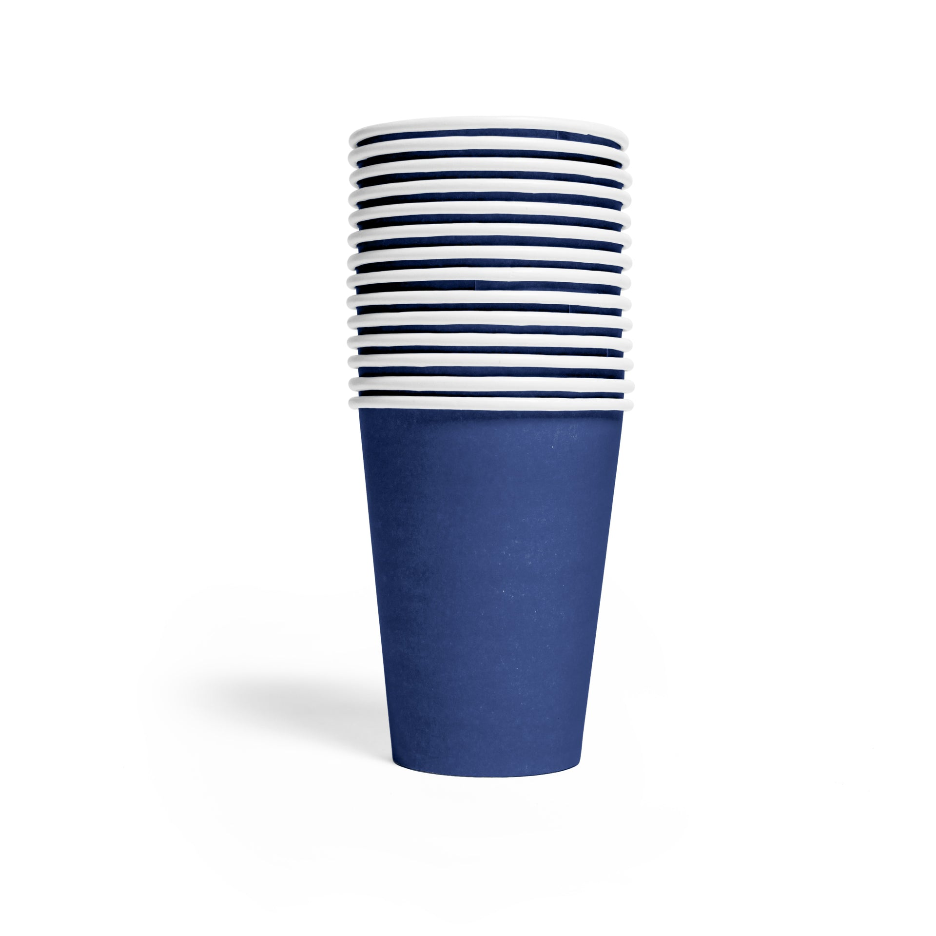 Premium Dark Blue Paper Cups  250ml- 14 Pc