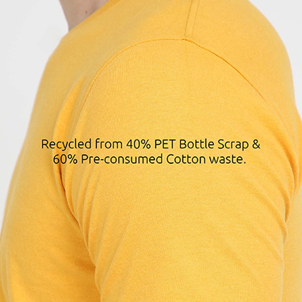 Caslay Crew Neck T-Shirt (Mustard)-2