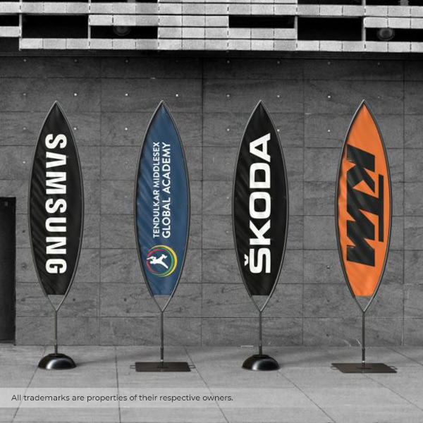 Promotional Bullet Flag with Customization-1