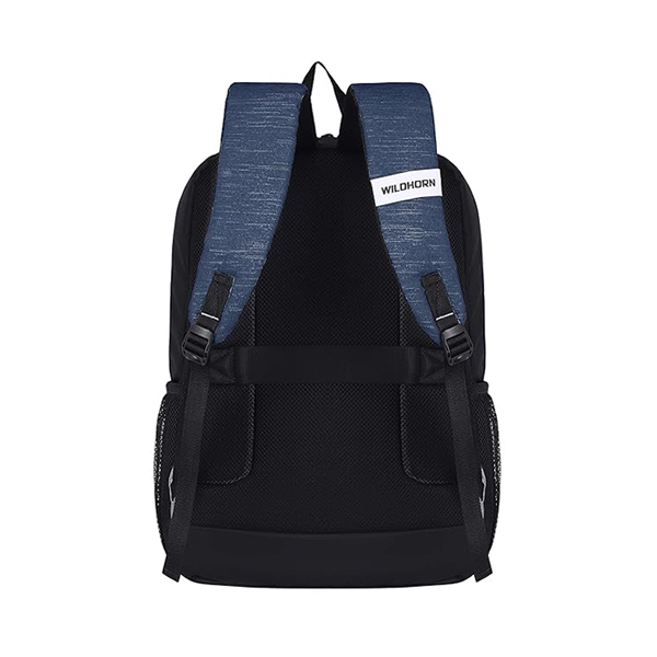 WILDHORN Brussels Laptop Backpack for Corporate (Navy Blue)-5