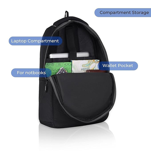 WILDHORN Donostia Laptop Backpack (Black)-1