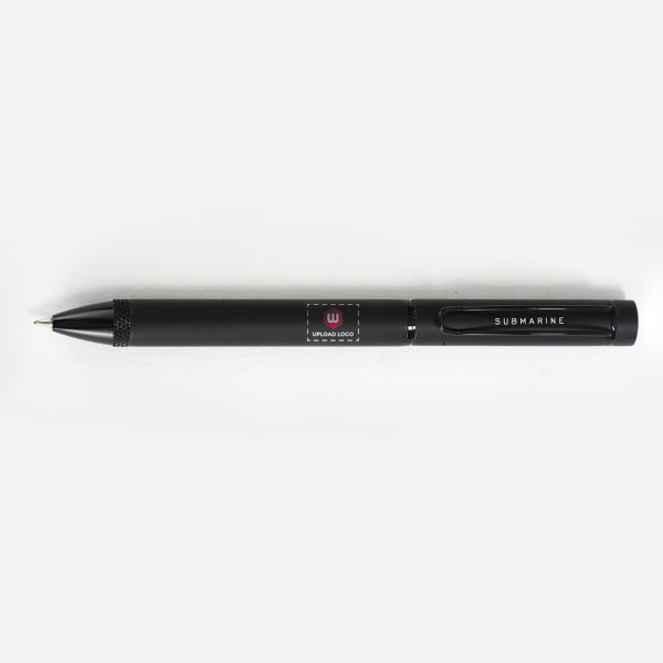 Jet Black Wire clip Ball Pen - Personalized with Logo