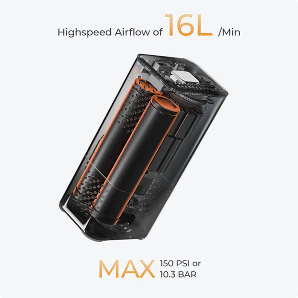 XECH Inflate Rechargeable Tyre Inflator-6