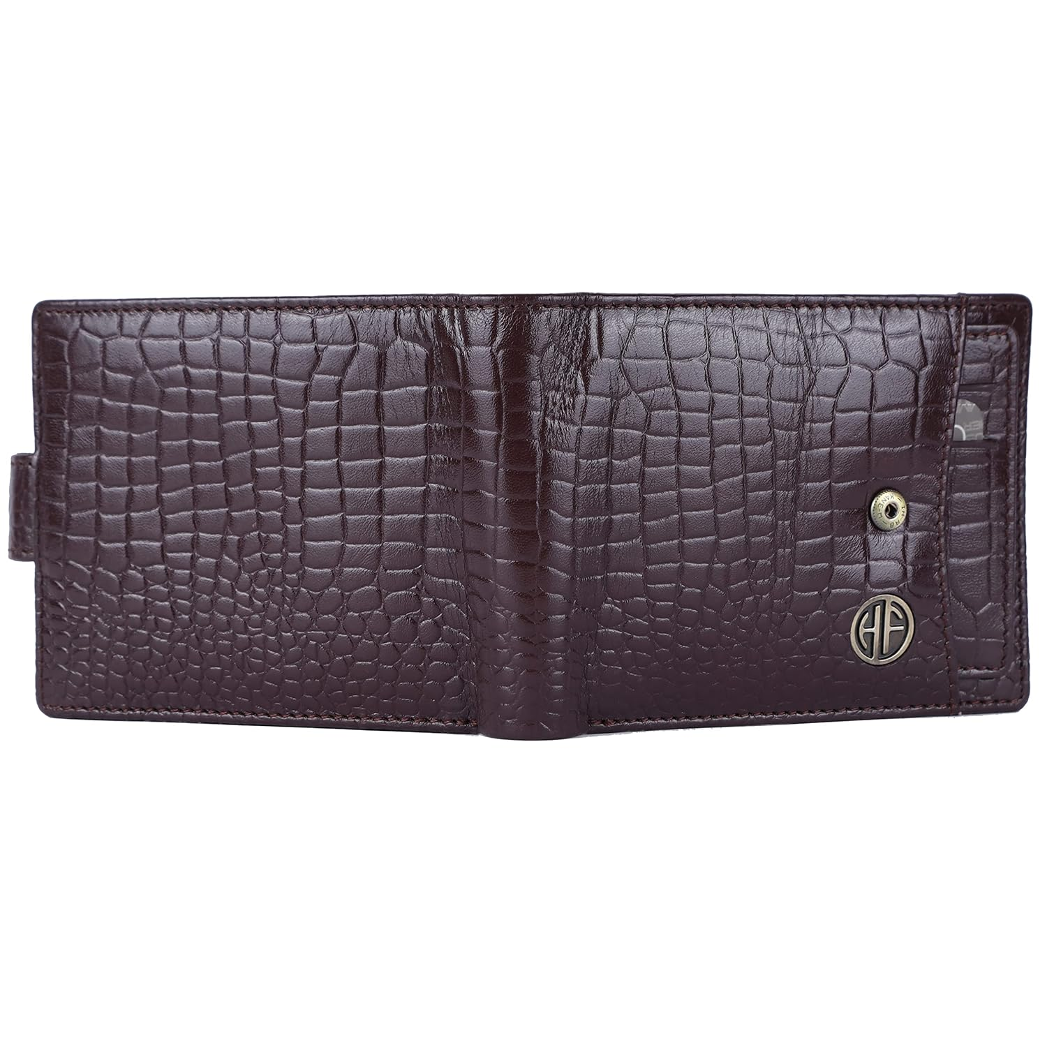 HF Premium Men's Leather Gift Set - Wallet & Belt Combo (Brynn Brown)-2