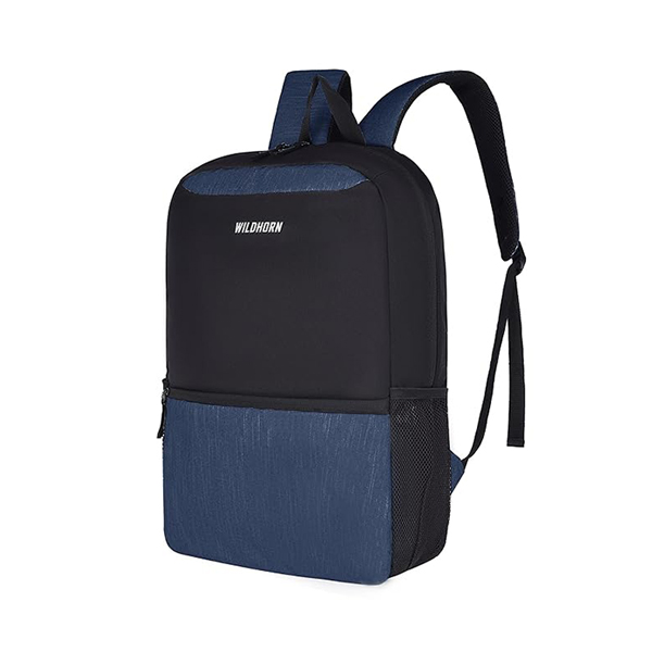 WILDHORN Brussels Laptop Backpack for Corporate (Navy Blue)-3