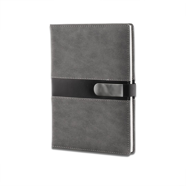 Personalized Employee Welcome Kit 2-in-1 Diary & Pen (Gentel Gray)-1