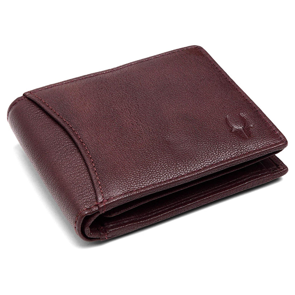 WILDHORN MACON Leather Wallet & Pen Gift Set (Royal Maroon)-1