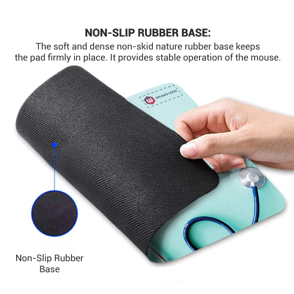 Doctor Knows Best Printed Mouse Pad with Customized Logo-5