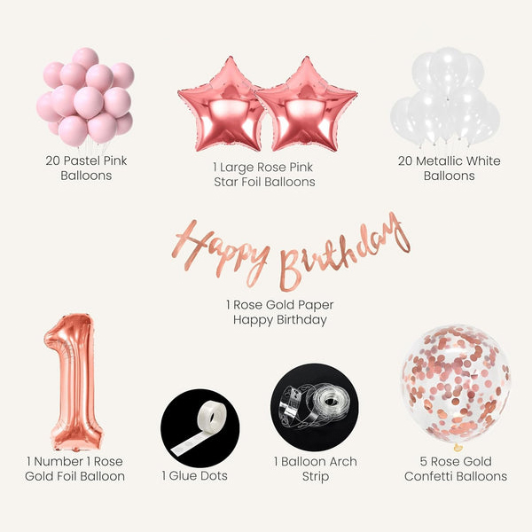 1st Birthday Decoration For Baby Girl-2