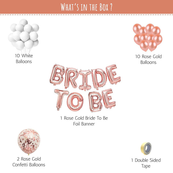 Bride-to-Be DIY Celebration Decoration Combo-1