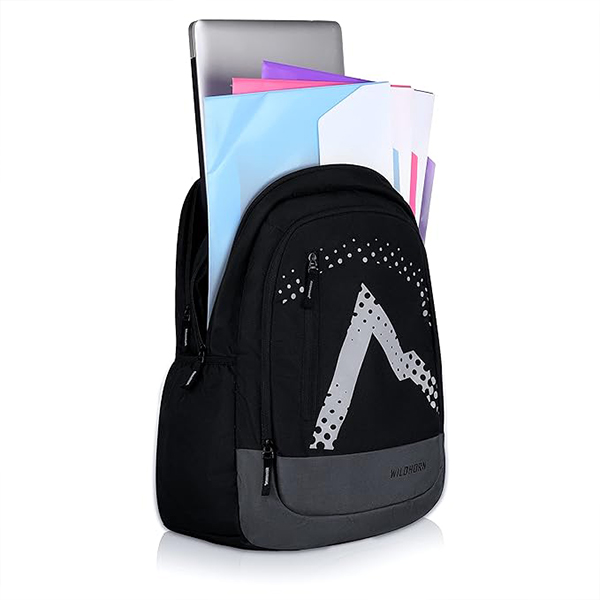 WILDHORN Premium Laptop Backpack (Black)-3