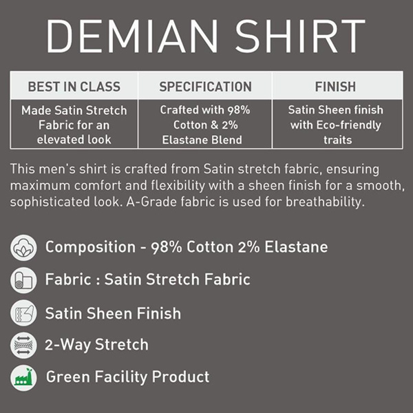 Jack & Jones Demian Shirt with Custom Logo - Mirage Grey-2