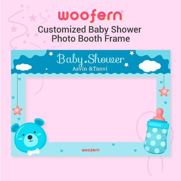 Personalized Baby Shower Photo Booth Frame