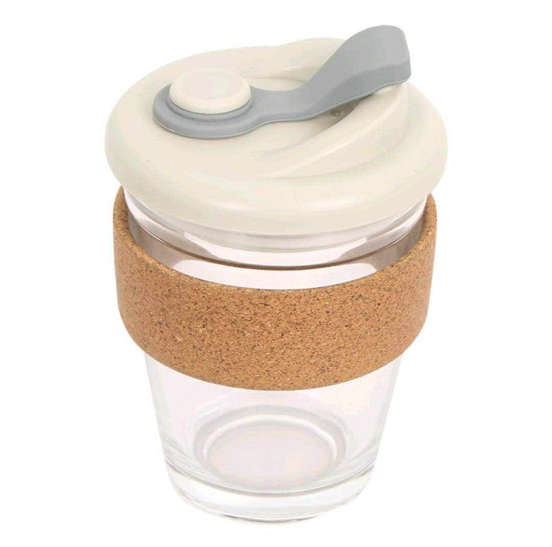 Premium Eco-Friendly Glass Coffee Mug with Custom Logo