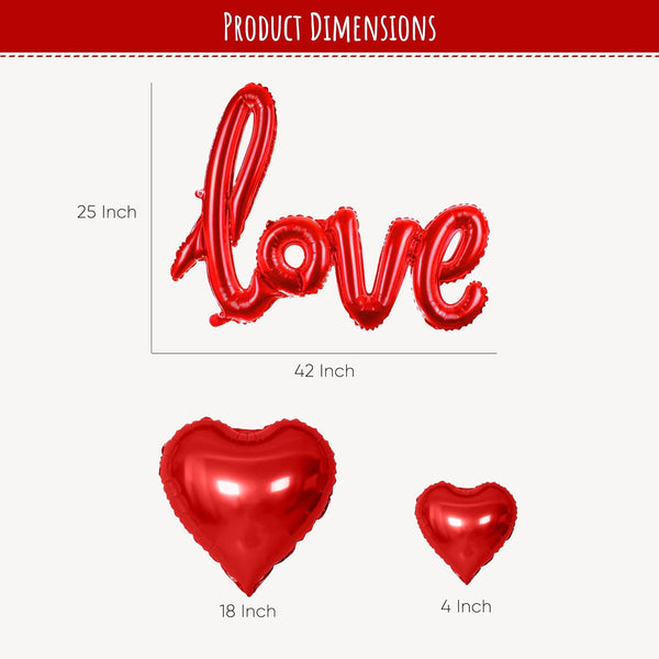 Romantic Love & Heart Balloon Decorations-3