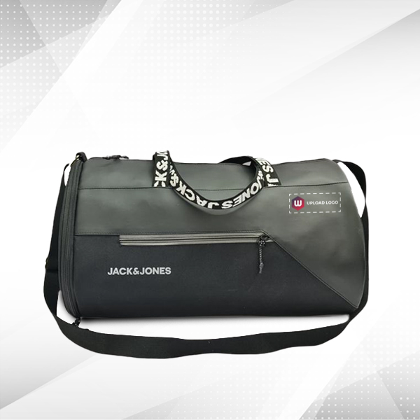 Jack & Jones Arne Duffle Bag with Custom Logo -(Black)-0