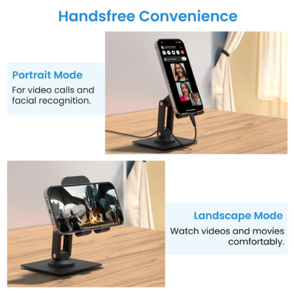 Ambrane 360° Rotation, Foldable Design Mobile Stand-2