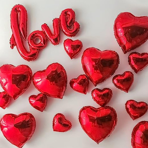 Romantic Love & Heart Balloon Decorations