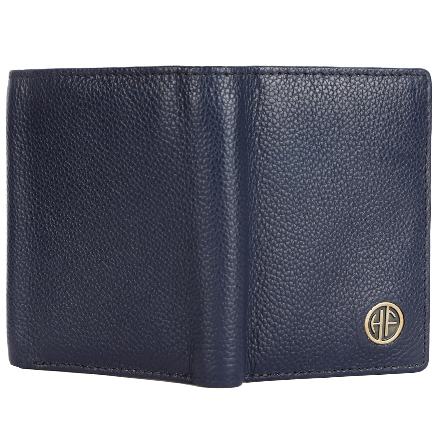 HF Men's Executive Leather Gift Set – Wallet, Keychain & Pen | Premium Corporate Gift (Blush Blue)-1