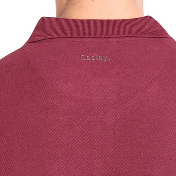 Caslay Polo T-Shirt (Maroon)-4